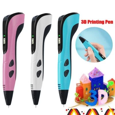 3D Printing Pen DIY Drawing Pen for kids Adult Creatived Toy 12 Colors 36M PLA