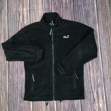 Jack Wolfskin Fleece Jacket Nanuk Full Zip Hiking Outdoor Size Medium
