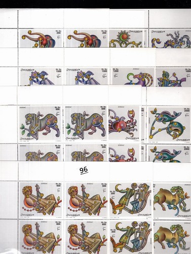 OM 4X SOMALIA 1999 - MNH - ZODIAC - ANIMALS - SPACE