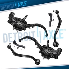 Front Steering Knuckles Wheel Bearing Hubs Control Arms Tie Rods for MKZ Milan