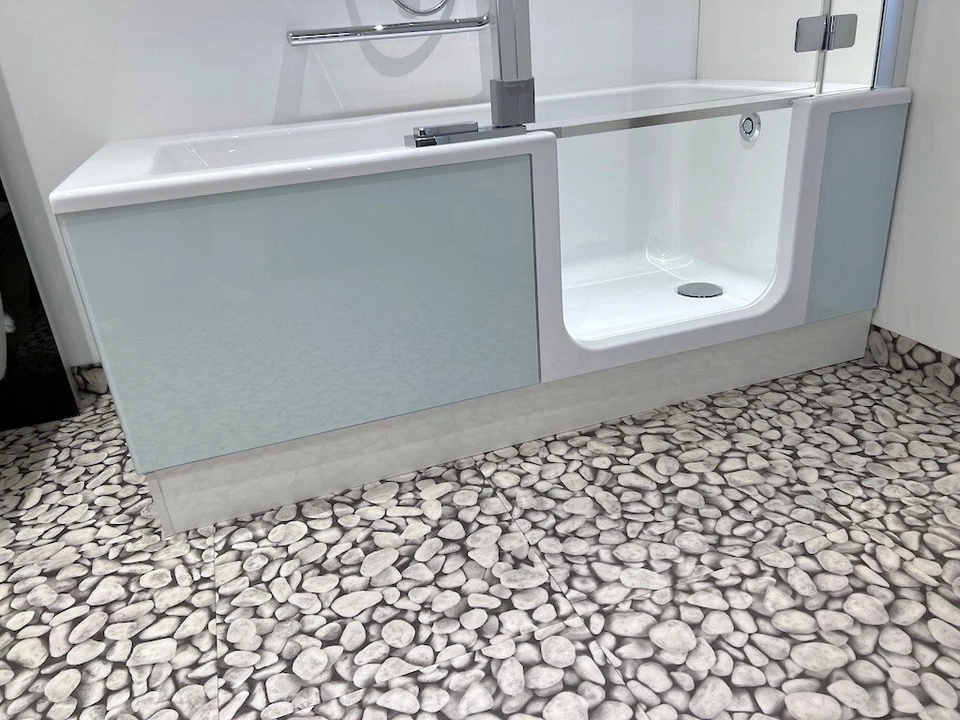 Artweger Twinline 2 Badewanne 160x75 cm, Duschbereich rechts, weiß - Bild 3 von 4