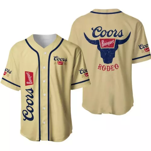 Coors Banquet Jersey Coor Banquet Collection Baseball 3D printing