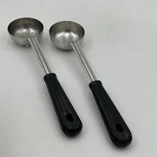 2- VTG Vollrath Stainless Steel Serving Spoon Slotted Strainer Skimmer Ladle