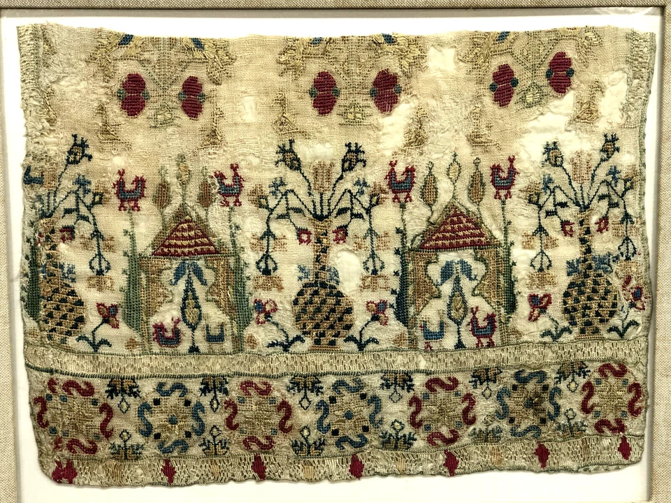 EARLY 19th Century Needlework Sampler - from a Private PA or Maryland Collection - Image 2 of 4