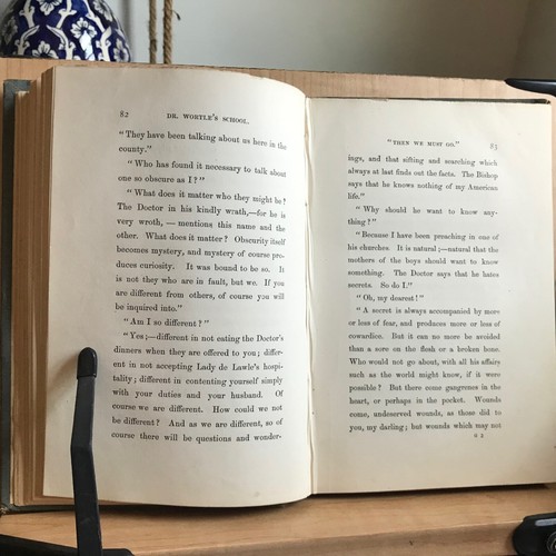 1881 Trollope’s Doctor Wortle’s School - First Edition - Complete in Two Volumes - Picture 6 of 12