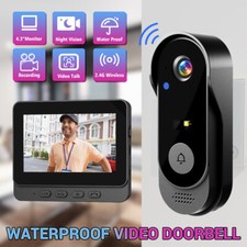 2 Pack Video Intercom System Video Doorbell Door Phone HD Camera Kits