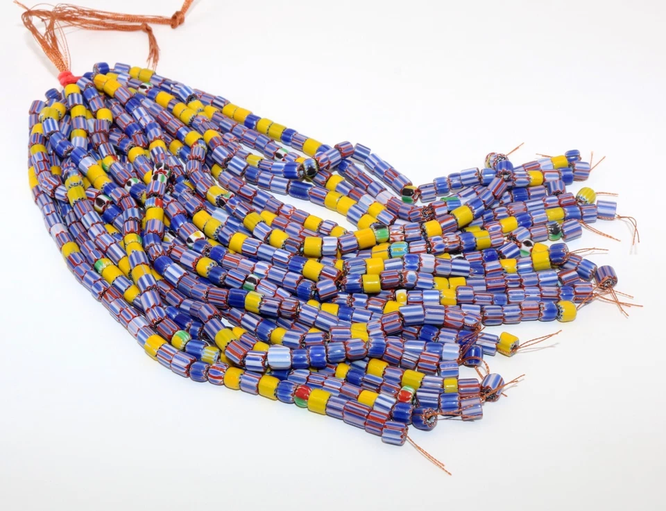 10 Strands Multi Color Chevron Beads for DIY jewelry making and decoration. - Image 2 of 3