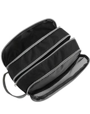 New Travel Toiletry Bag Gonex Nylon Dopp Kit Shaving Cosmetic