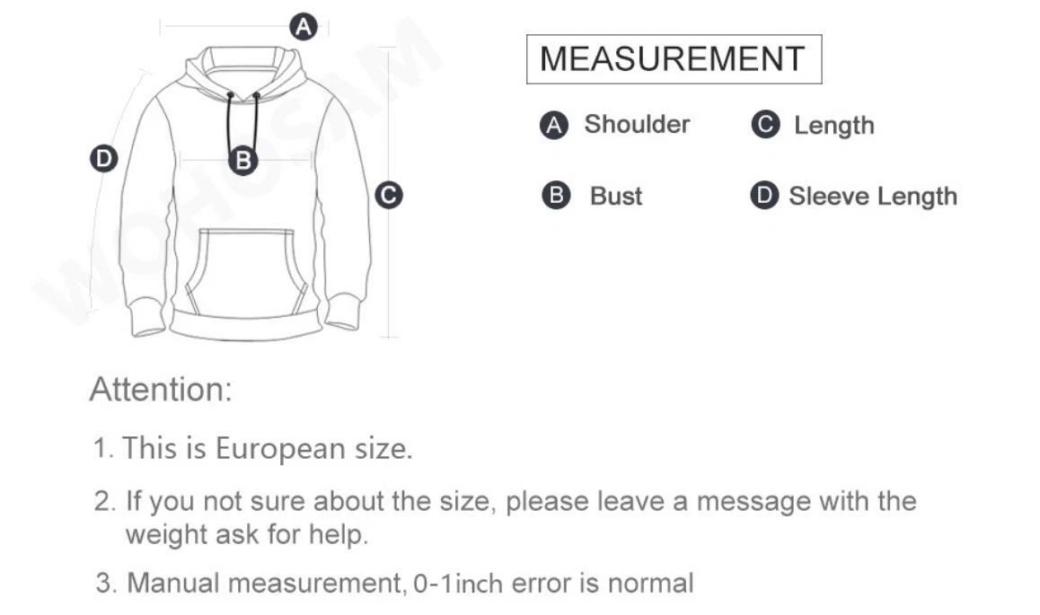 VETEMENTS Jojo's Bizarre Adventure Anime Felpa con Cappuccio Pullover Pullover Cappotto con Cappuccio