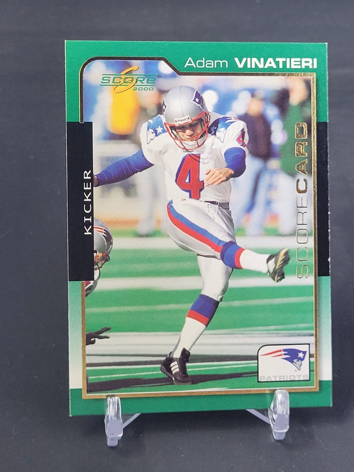 2000 Score #119 Adam Vinatieri Scorecard 341/2000