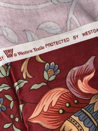 Classic Jacobean W Morris Style Western Textiles Cotton Fabric 2 Yards 54” W - Picture 6 of 10