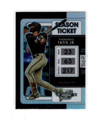 新品 tati 2022 Panini Chronicles Contenders Optic Silver Prism #23 Fernando