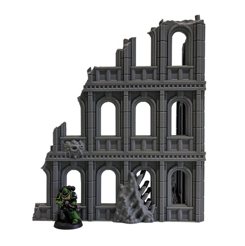 Blighted Imperialis Ruins - 3d Printed Plague Terrain for Tabletop Wargaming - Picture 3 of 7