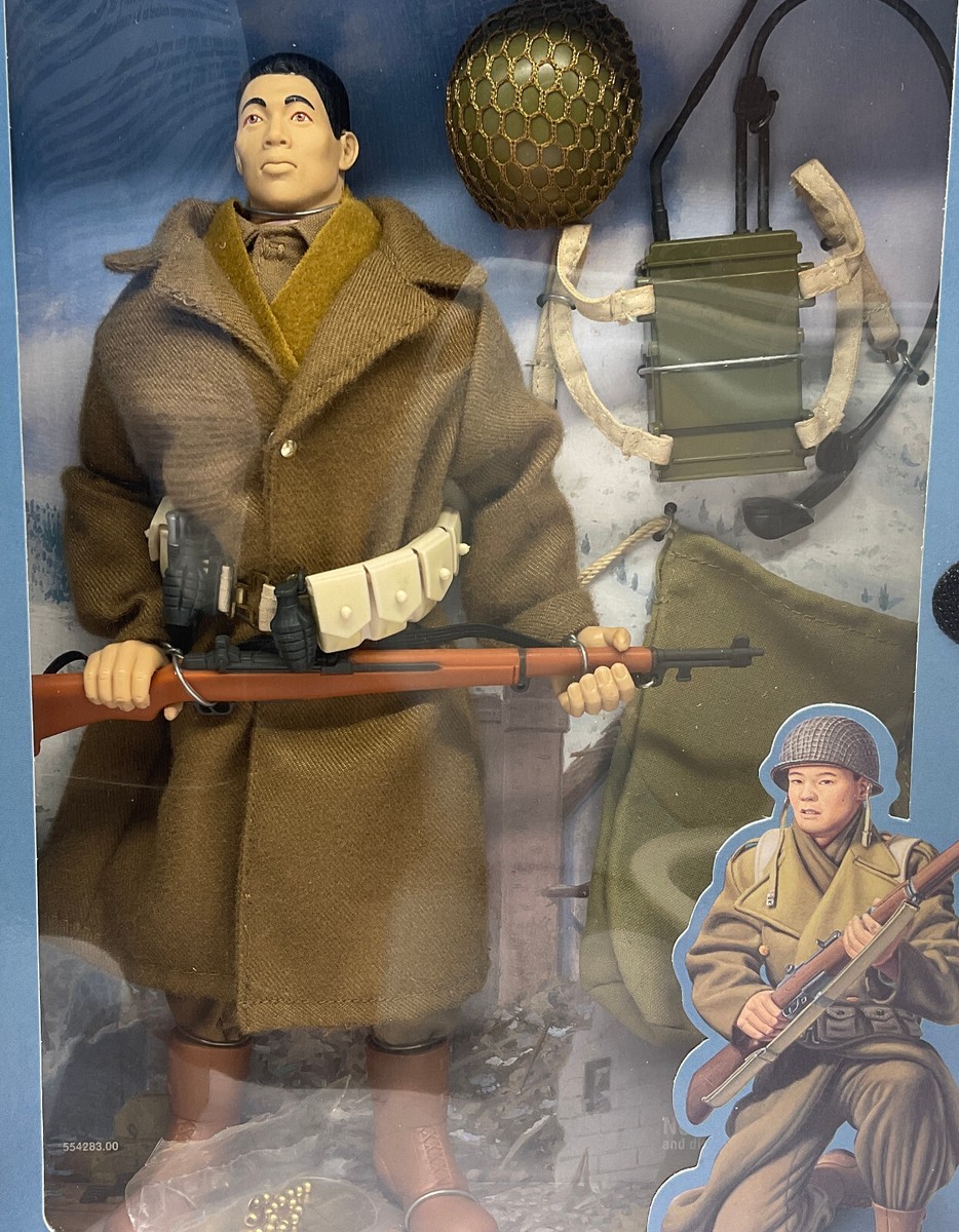 998 GI Joe 12” Nisei Soldier 442nd Infantry WW2 w/ Hasbro QA