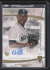 2014 Topps Supreme #SA-RE Roenis Elias RC Auto #'d /5