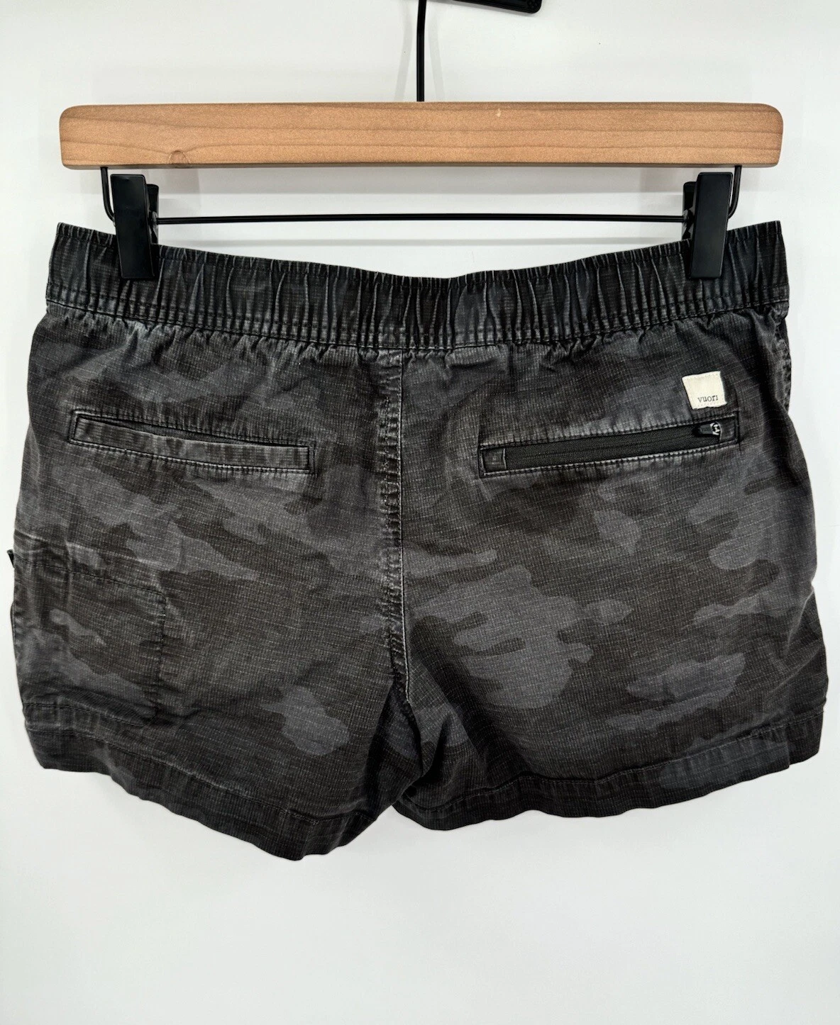 vuori ripstop camo outdoors athleisure shorts