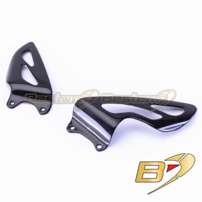 2006-2012 Triumph Daytona 675 R Carbon Fiber Heel Guards Plates