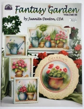Fantasy Garden Vol III 3 By Juanita Denton Acrylic Decorative Painting Book
