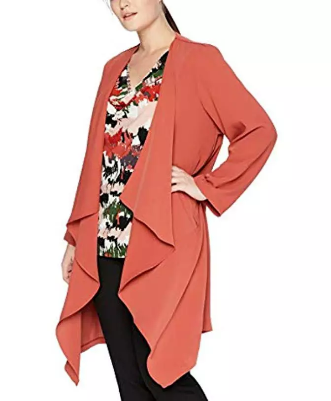Red store topper jacket