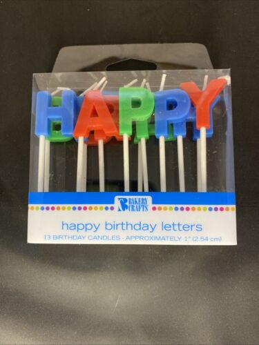 Happy Birthday Letter Candles