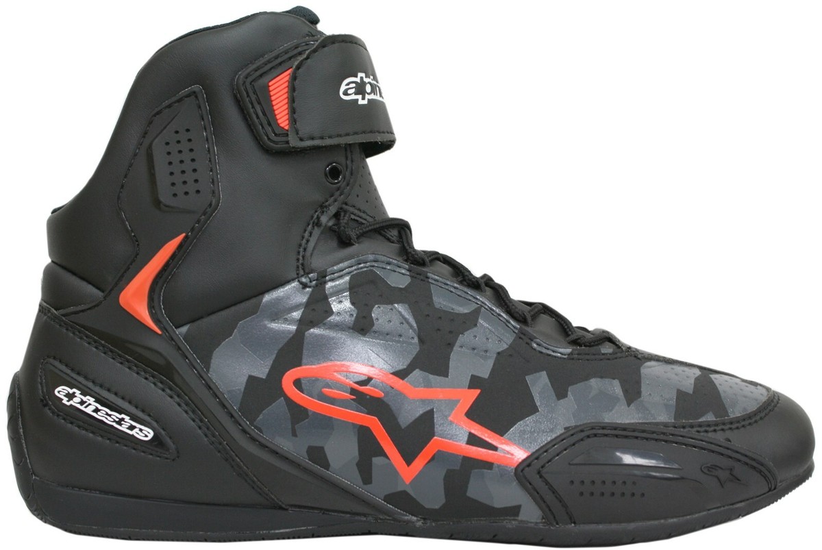 Alpinestars FASTER 3 Drystar Motorcycle Shoe Black Yellow Fluo For Sale Online