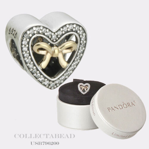 Authentic Pandora Mother's Day Bound By Love Gift Set 2016 Heart Box USB796200  - Afbeelding 1 van 1