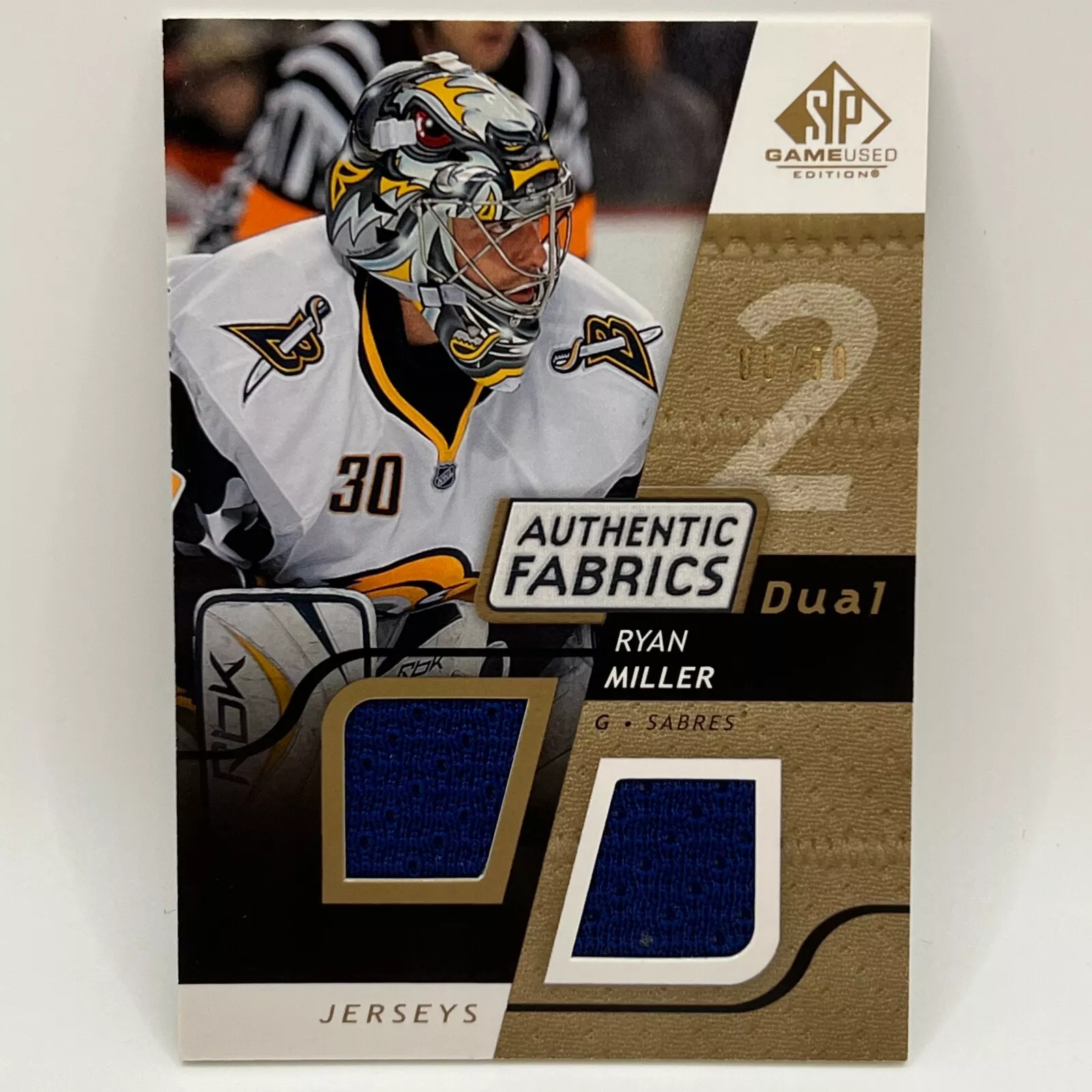 Ryan Miller trading card