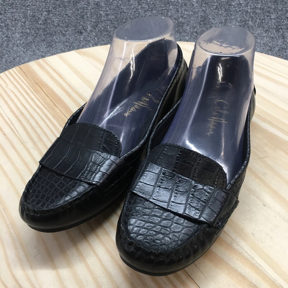 Cole Haan Zapatos Mujer 6.5 B Informales Sin Cordones Penny Mocasín D35781 Cuero Negro Foto 3 de 4