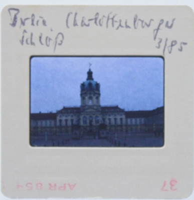 Foto Dia Berlin 1985 Charlottenburger Schloß Westberlin I3