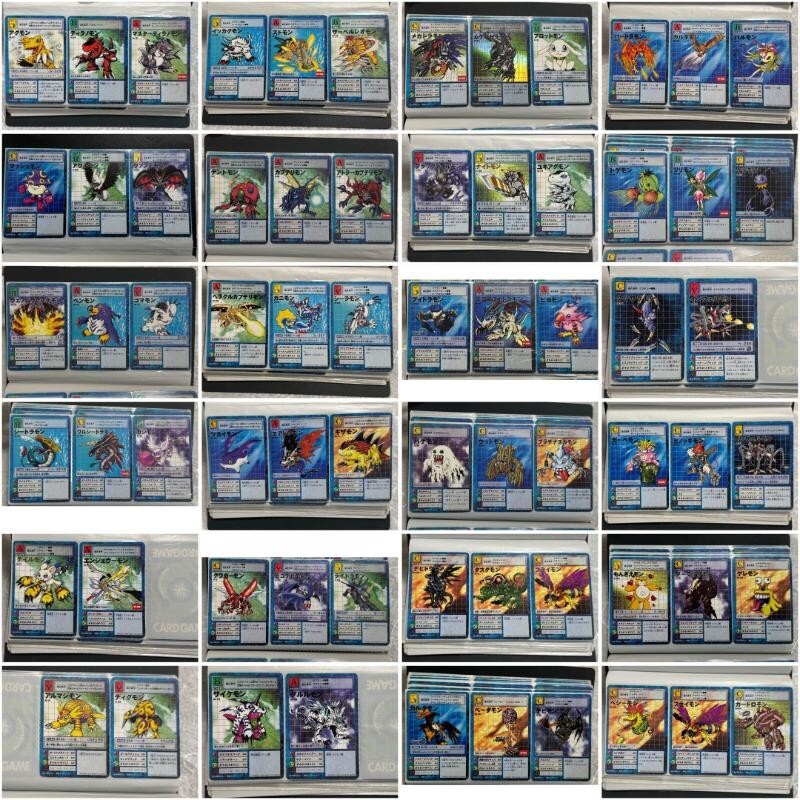 how many digimon cards are there Original Digimon 1999 1st Editions Lot Of 54 Cards, 41 Digimon/ 13 Power Options