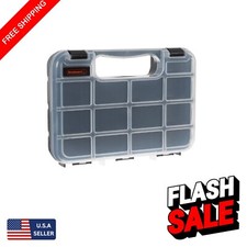 Portable Storage Case with 14 Compartments for Tools and Crafts - Durable Design