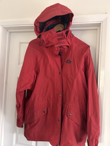 Lowe Alpine Women's Triple Point Rain Jacket-Large-red (bg5) - Picture 7 of 7
