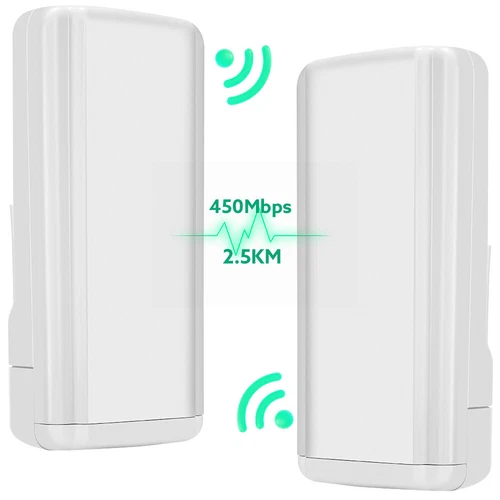 2.5KM Wireless WLAN Bridge 5.8G 450Mbps Outdoor Wifi Range Extender Wlan Brücke