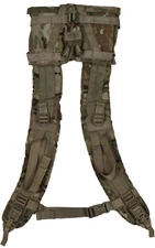 Damaged US Army MOLLE II Large Rucksack Shoulder Straps (FRAME) OCP / Multicam