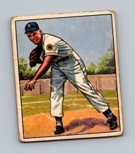1950 Bowman #48 Lou Brissie LOW GRADE Vintage Baseball Card