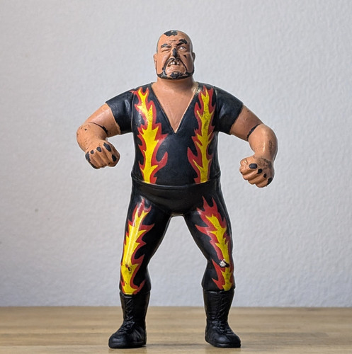 WWF LJN Bam Bam Bigelow 8 Wrestling Superstar 1988...