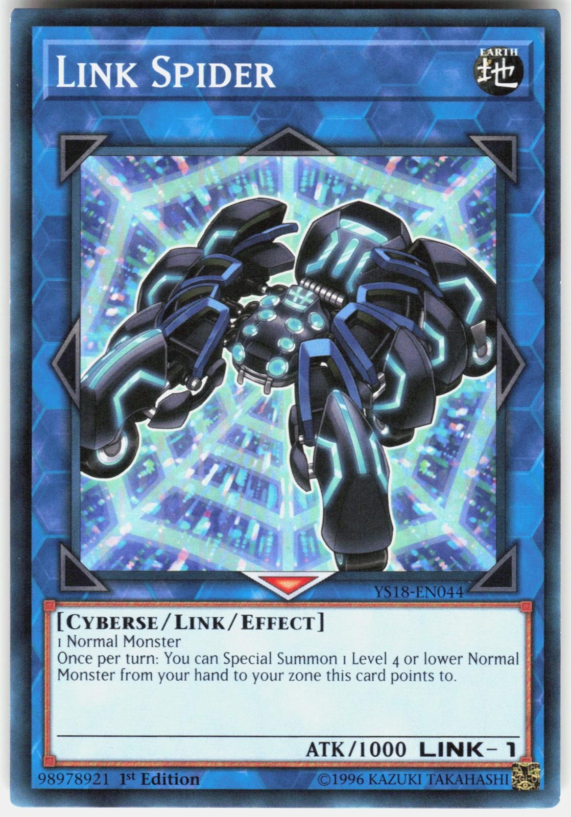 Link Spider YS18-EN044 Common Starter Deck: Codebreaker Yu-Gi-Oh 1st Edition LP