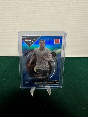 2022-23 Topps Finest Randal Kolo Muani Blue Wave Refractor /150 RC