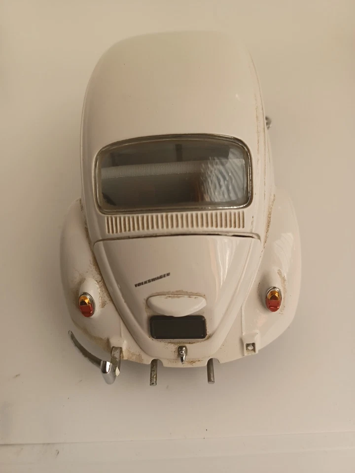 FRANKLIN COMO NUEVO PRECISIÓN '1967 VW ESCARABAJO' CREMA. 1:24. VINTAGE. ORIGINAL. BUENO. Foto 4 de 4