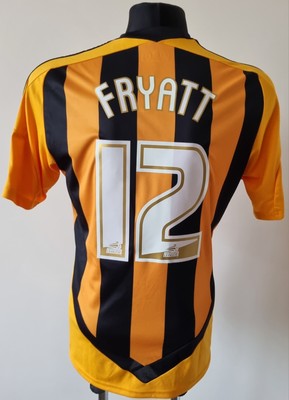 Hull City 2011 - 2012 Home football Adidas shirt #12 FRYATT size Medium