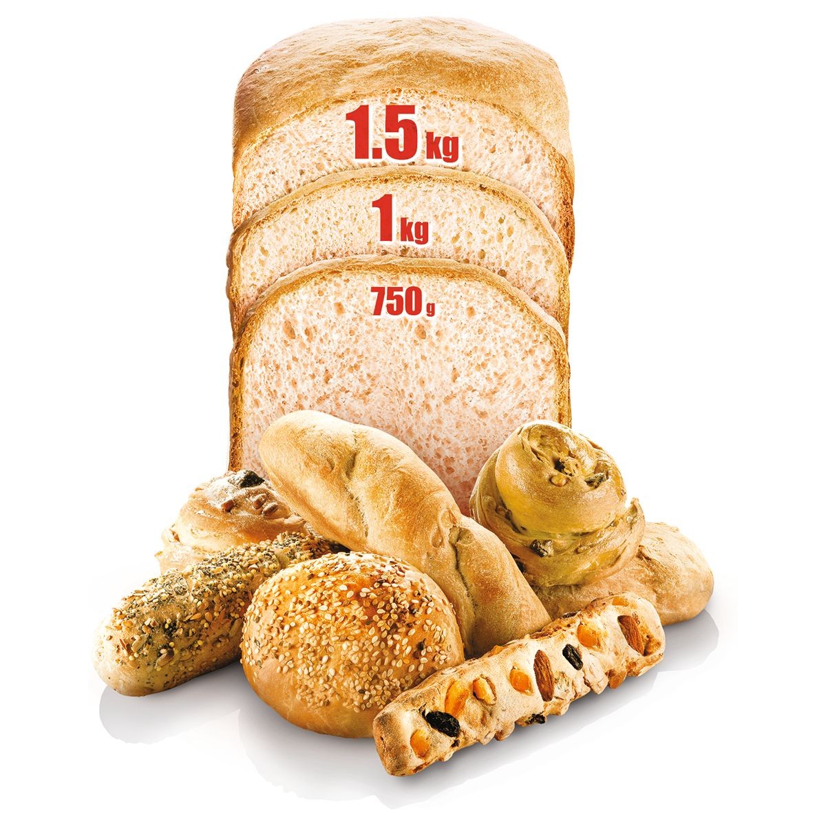 Machine à pain MOULINEX 19 programmes avec plaques baguettes - 4