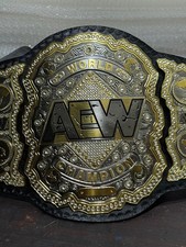AEW All elite wrestling heavyweight championship belt replica title 2mm brass