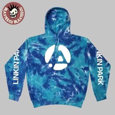 Linkin Park From Zero 3D Hoodie  Blue Tie Dye Pullover Fan Sweatshirt S-5XL