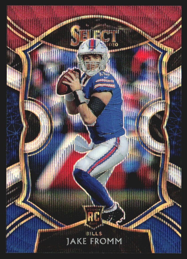 2020 Panini Select Tri-Color Prizm Rookie 172/199 Jake Fromm #49 TS8