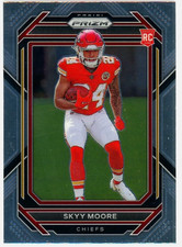 2022 Panini Prizm Skyy Moore Base Rookie RC #331 Kansas City Chiefs