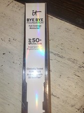 It Cosmetics Bye Bye Foundation 1 Oz Moisturizer TAN NEW Expired 010/2021