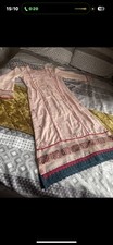 asiático pakistaní indio boda/fiesta ropa nishad colección 2 piezas tamaño mediano
