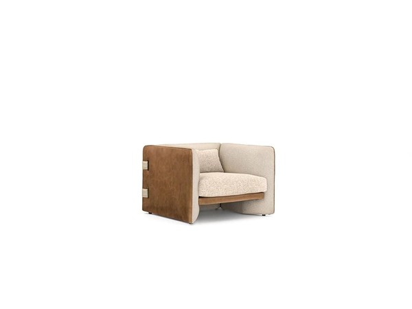 Luxus Modern Sessel PolstermöBel Einrichtung Wohnzimmer Textil Polstersessel-image