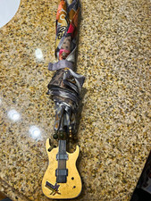 Disney Hannah Montana Girls Polka Dot Umbrella Gray/Gold Music Pop Theme
