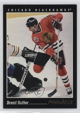 1993-94 Pinnacle French Brent Sutter #91 0a4